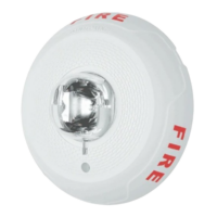 SYSTEM SENSOR (SCWLED) LED STROBE; CEILING; WHITE; FIRE; 2-WIRE