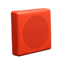 SIEMENS (SEH-R) Speaker, Square HIFI, Wall, Red