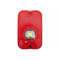 SYSTEM SENSOR (SGWKLED) Outdoor LED Strobe, Wall, Compact, White