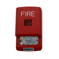 SIEMENS (SL2SPSWR-F) Speaker-Strobe Wall Red w/Fire