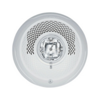 SYSTEM SENSOR (SPSCWLED-P) Speaker Strobe LED White, Ceiling, Plain