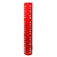 SPACE AGE (SSU00625) DSB DRAWING STORAGE BOX 36", RED, CAT-30