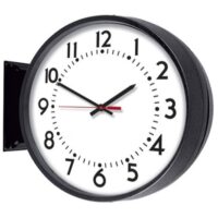 Double Dial Clock wall mount
