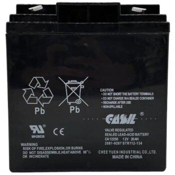 Simplex 2081-9287, Simplex (2081-9287) 12v 25ah 6.54″lx6.89″dx4.95″h