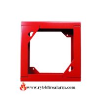 Edwards 757A-RR Retrofit Ring 4 inch Square Box Red