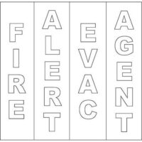 System Sensor DECAL-W White Decals for SpectrAlert Advance