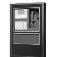Notifier (DR-B4B) Blank door, lock & keys.  accepts 2 chassis, black.