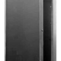 Notifier (DR-D4B) Blank door, lock & keys.  accepts 4 chassis, black.