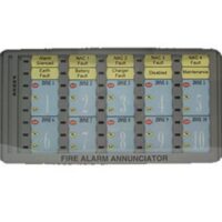 Notifier (DP-GDIS1) Graphic annunciator dress plate. dress plate is used when the 10" graphic display is mounted in the top row of a cab-4 series cabinet