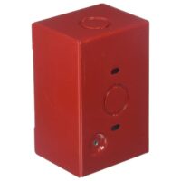Edwards (27193-11) Electrical box, surface mount, red, single-gang.