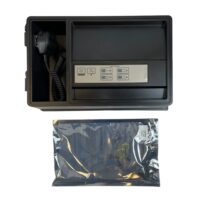 Edwards (3X-PMI) Audio system control and paging interface, includes audio control unit, interconnect cables, mounting plate, paging interface w/paging microphone and user controls, mounts in 2nd tier in 3x cabinet