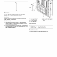 Edwards (4-FIL) Edwards blank filler plate