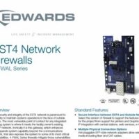 Edwards (4-ANNCPU) Annunciator central processor unit (cpu) , provides mounting for up to two network controllers, one usb device port, one usb host port and one 4-annaudtel module.
