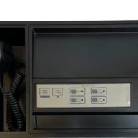 Edwards (3X-PMI) Audio system control and paging interface, includes audio control unit, interconnect cables, mounting plate, paging interface w/paging microphone and user controls, mounts in 2nd tier in 3x cabinet