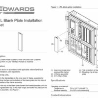 Edwards (4-FIL) Edwards blank filler plate