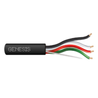Genesis (10703908) 14/4 Stranded Thhn 600V — Mini Split Tray Cable, Type Tc Direct Burial — Black