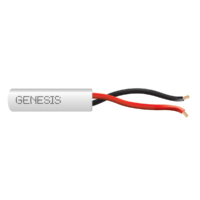 Genesis (21025801) 22/2 stranded; security & control, riser, unshielded; white; 500 speed bag