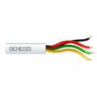 Genesis (21031101) 22/4 solid; security & control, riser, unshielded; white; 1000 pull box