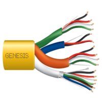 Genesis (21961002) 22/6 Shld + 22/4 + 22/2 + 18/4 — Access Control, Riser — Yellow