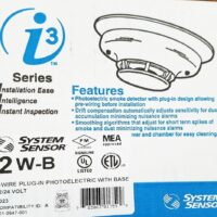 System Sensor (2W-BLX) Digital Monitoring Products 2W-Blx Smoke Detector