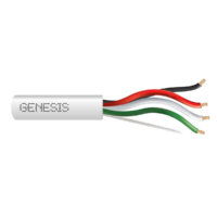 Genesis (31041112) 22/4 stranded; security & control, plenum, unshielded; natural; 1000 pull box