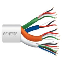Genesis (31961002) 22/6 Shld + 22/4 + 22/2 + 18/4 — Access Control, Plenum — Yellow