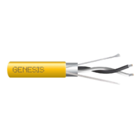 Genesis (32511002) 22/1Pr Stranded Shielded — Level 4 Lonworks, Plenum — Yellow