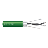 Genesis (32511005) 22/1Pr Stranded Shielded — Level 4 Lonworks, Plenum — Green