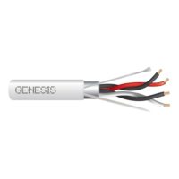 Genesis (32522101) 22/1Pr Stranded — Level 4 Lonworks, Plenum — White