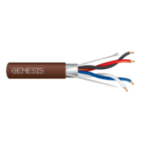 Genesis (33282107) 22/2Pr Stranded Shielded — Eia-485 / Bacnet, Plenum, Shielded Multipair — Brown