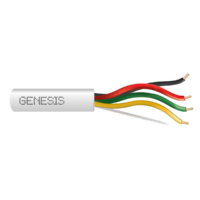 Genesis (45071101) 18/4 Solid — Fire Alarm, Plenum, Unshielded — White