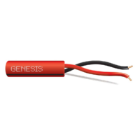 Genesis (4513104K) 14/2 Solid — Fire Alarm, Plenum, Unshielded — Red W/ Black Stripe
