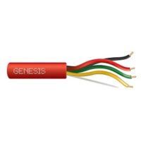 Genesis (45145004) 14/4 Solid — Fire Alarm, Plenum, Unshielded — Red