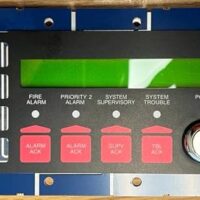 Simplex (4601-9153) 4-Gang Cover Plate (Red) Designed For Use With Simplex 4601 Series Annunciators