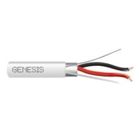 Genesis (46061001) 16/2 Solid Shielded — Fire Alarm, Plenum, Shielded — White