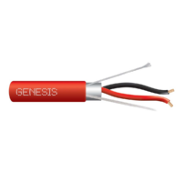 Genesis (46121004) 14/2 Stranded Shielded — Fire Alarm, Plenum, Shielded — Red