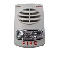Simplex (4903-9418) Wall Mount Smartsync (2-Wire) Audible/Visible Horn/Strobe Rated At 73 Candelas