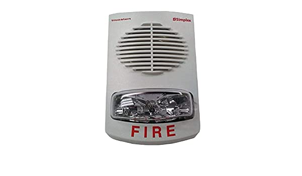 Simplex 4903-9418, Simplex (4903-9418) Wall Mount Smartsync (2-Wire) Audible/Visible Horn/Strobe Rated At 73 Candelas