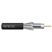 Genesis (50031008) Rg6 Ccs Dual-Shield (60%) — Catv Coax, General Purpose — Black