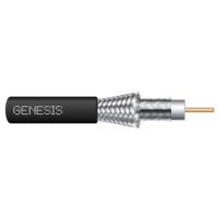 Genesis (50031108) Rg6 Ccs Dual-Shield (60%) — Catv Coax, General Purpose — Black