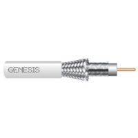 Genesis (50035501) Rg6 Ccs Dual-Shield (60%) — Catv Coax, General Purpose — White