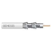 Genesis (50076101) Rg6 Ccs Quad-Shield — Catv Coax, General Purpose — White