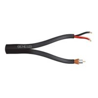 Genesis (50131001) Rg59 95%Bc + 18/2 Stranded — Cctv Coax + Power, Gen Purpose — White