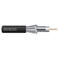Genesis (50181008) Rg11 Ccs Dual-Shield (60%) — Catv Coax, General Purpose — Black