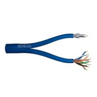 Genesis (50671006) Rg6 Dual (60%) + Cat 5E — Multimedia, Gen Purpose — Blue