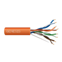 Genesis (50781103) 24/4Pr Cat 5E — Category 5E, Riser — Orange