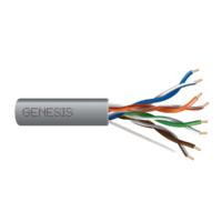 Genesis (50881109) 24/4Pr Cat 5E — Category 5E, Plenum — Gray