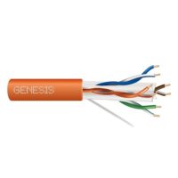 Genesis (50921103) 23/4Pr Cat 6 Plus — Category 6, Riser — Orange