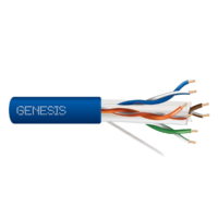 Genesis (50922106) 23/4Pr Cat 6 Plus — Category 6, Riser — Blue