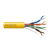 Genesis (50922109) 23/4Pr Cat 6 Plus — Category 6, Riser — Gray